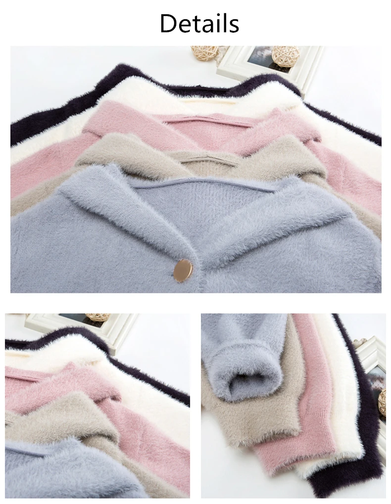 XJXKS Manteau Femme Hiver кашемировый и шерстяной вязаный женский свитер с капюшоном, пальто с карманами, свободные женские пальто и куртки