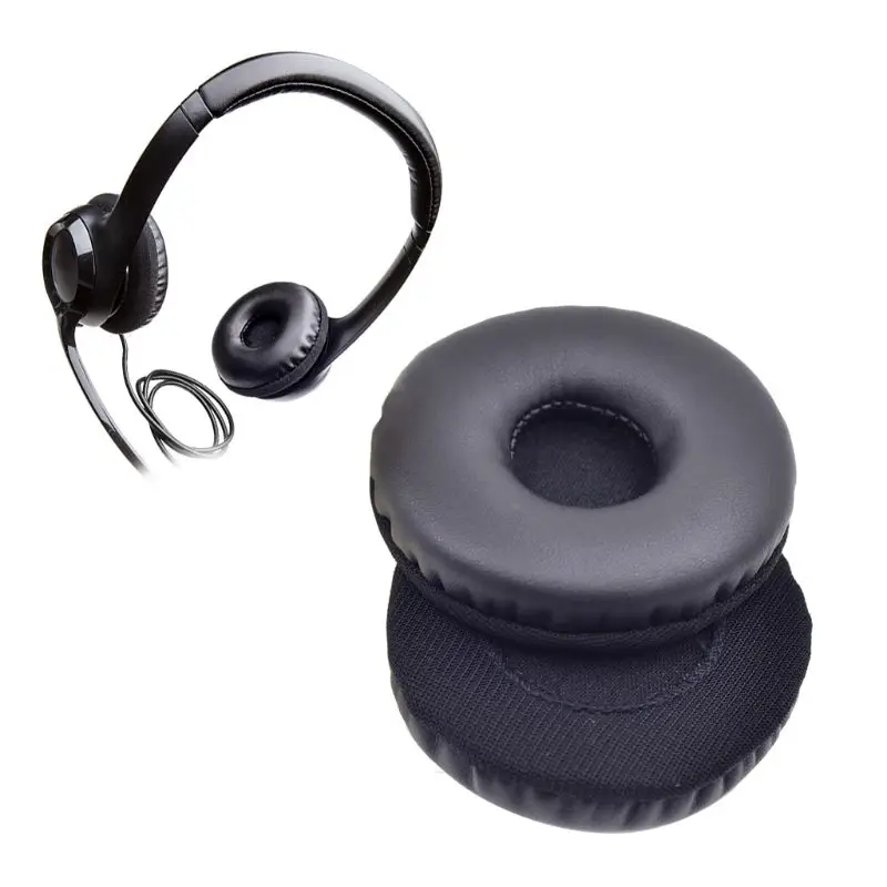1 пара подушек из мягкой пены для наушников logitech H390/H600/H609