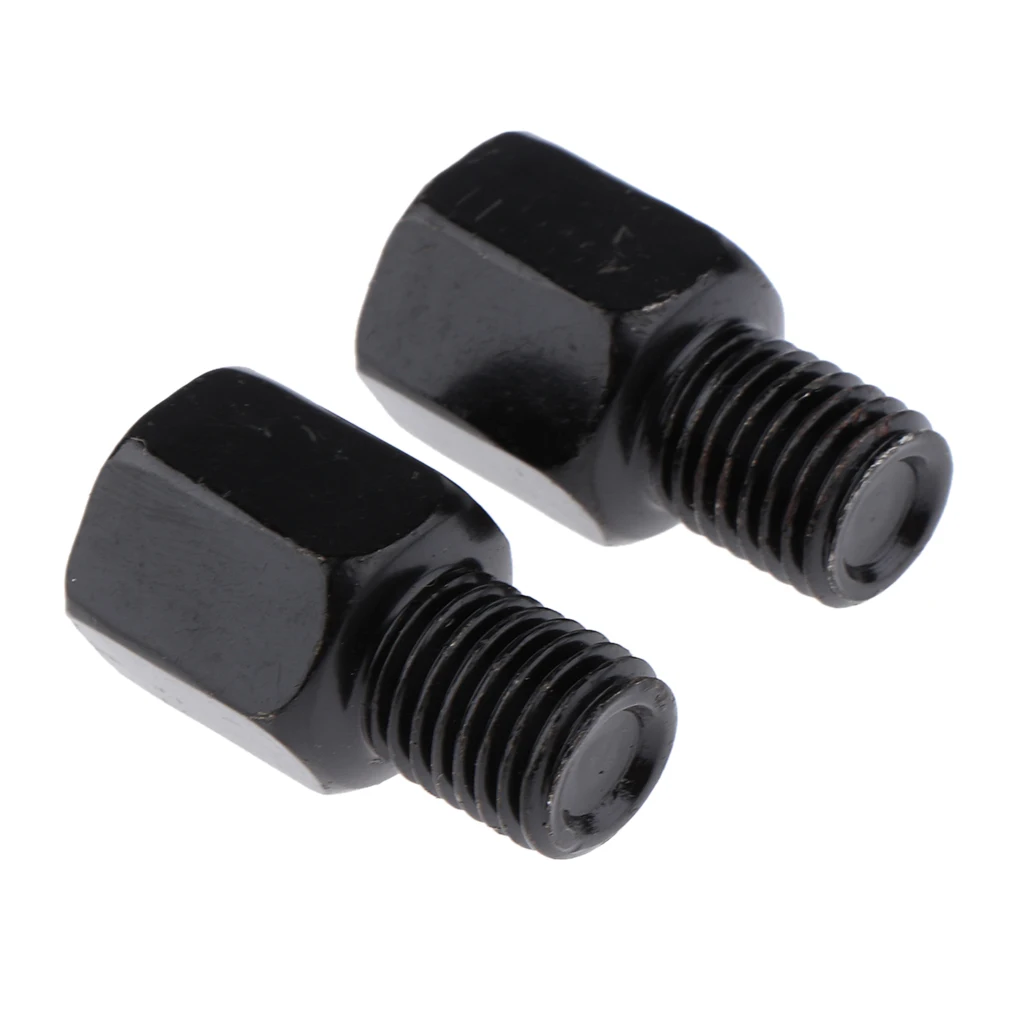 Motorcycle  Rearview Mirror Adapter Bolts - RH 8mm to 10mm Clockwise Threaded 26 x 15.5 mm
