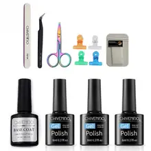 7 мл гель для наращивания ногтей набор акриловый Стекловолоконный набор для ногтей УФ-гель для ногтей полигель для наращивания набор маникюрных инструментов