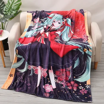 

BEST.WENSD Drop Shipping Air Conditioning Blanket Cartoon Anime Blankets for Beds Bedroom Soft Quilt Throw Blanket Manta Travel