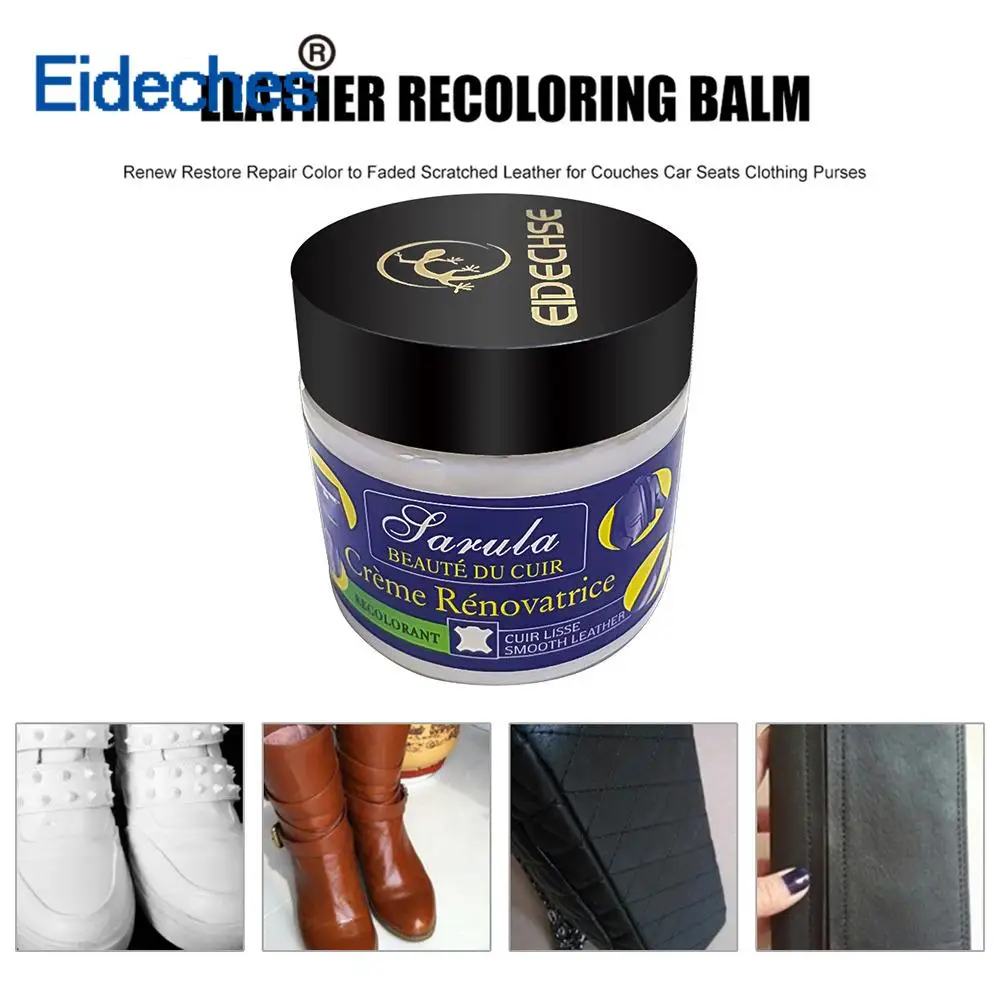 Faded Leather Cleaner Repair Kit Auto Car Seat Sofa Coats Holes Scratch Cracks Rips Liquid Refurbishing Descaling Cream