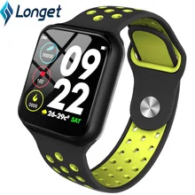 Longet F8 полный сенсорный экран умный Браслет монитор сердечного ритма кровяное давление фитнес-трекер умный браслет для мужчин Поддержка IOS Android