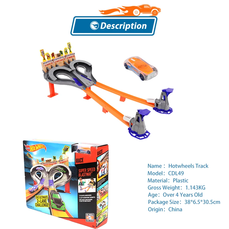 Hot Wheels track car model Toy Kids Toys Plastic Metal Miniatures Cars Toys Machines For Kids Brinquedos Educativo CDL49 GBF89