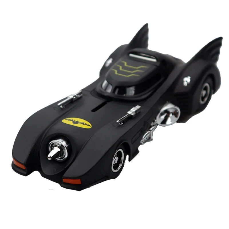 

1:32 Doors-open Bat Hero Car Black High Simulation Alloy Diecast Car Model Pull Back Sound Light Collection For Children's Gifts