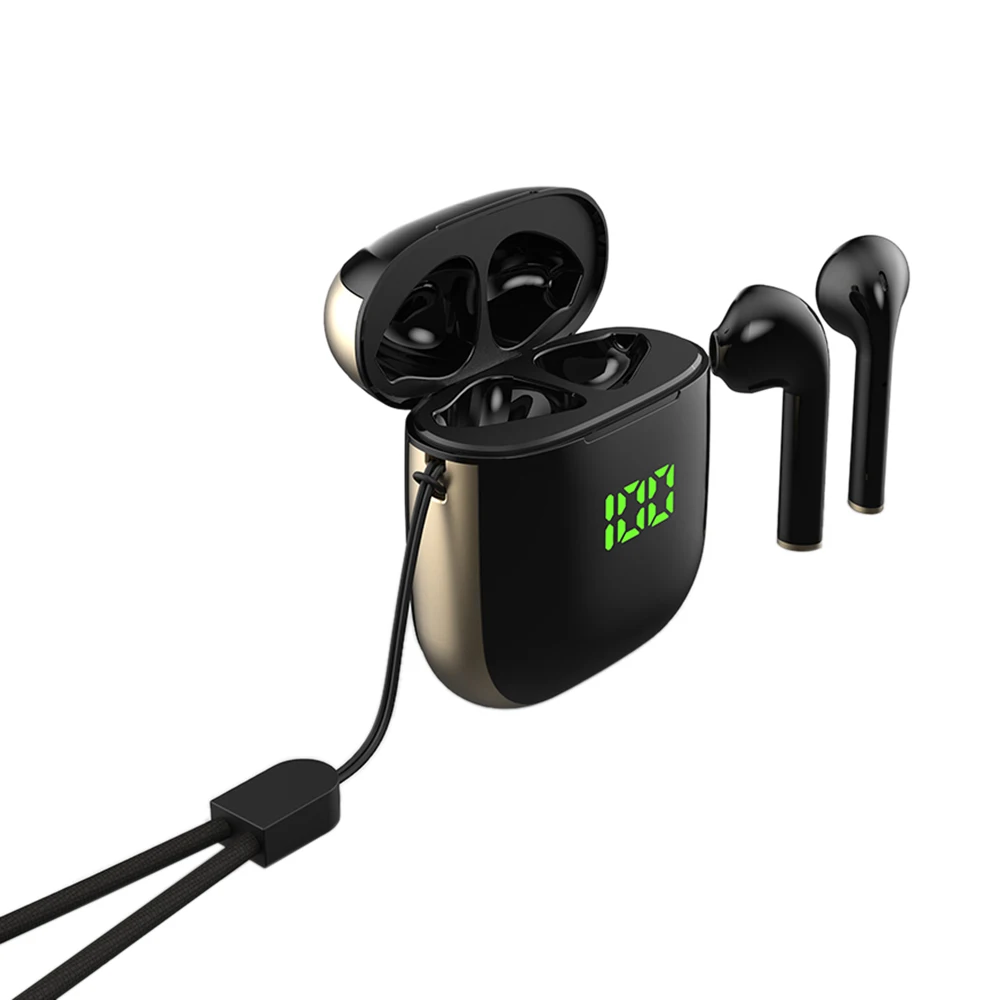 

TWS Wireless bluetooth Earphones Touching BT5.0 Noise Reduction Headset Digital Display Earbuds Sports earphone With Mic