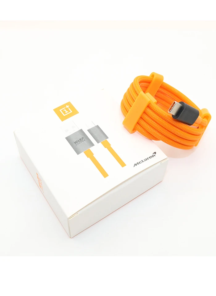 Oneplus 7 6T 5V4A Dash зарядное устройство Тип C mlaren деформационный кабель 6A Быстрая зарядка для OnePlus 7 6T 6 5 5T 3T - Цвет: Only Mclaren cable