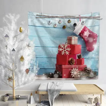 

Christmas Day Cartoon Deer Multifunctional Tapestry Wall Hanging Beach Towel Christmas Wall Hanging Macrame Wall Hanging