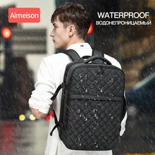 Aimeison, мужской рюкзак для путешествий, большая вместительность, мужская сумка Mochila с защитой от воров, рюкзак для ноутбука с usb зарядкой, водонепроницаемый