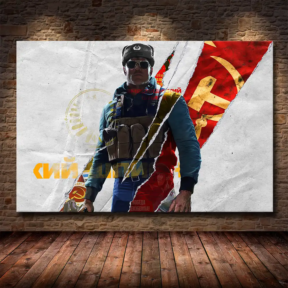 Popular War Game Cold War HD Print Canvas Painting Poster Living Room Bedroom Game Room Decoration