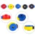 5 Pack Quick-Set Cymbal Mate Drum Accessories Kit Quick Release Cymbal Mates Push-on Design Легкий и прочный