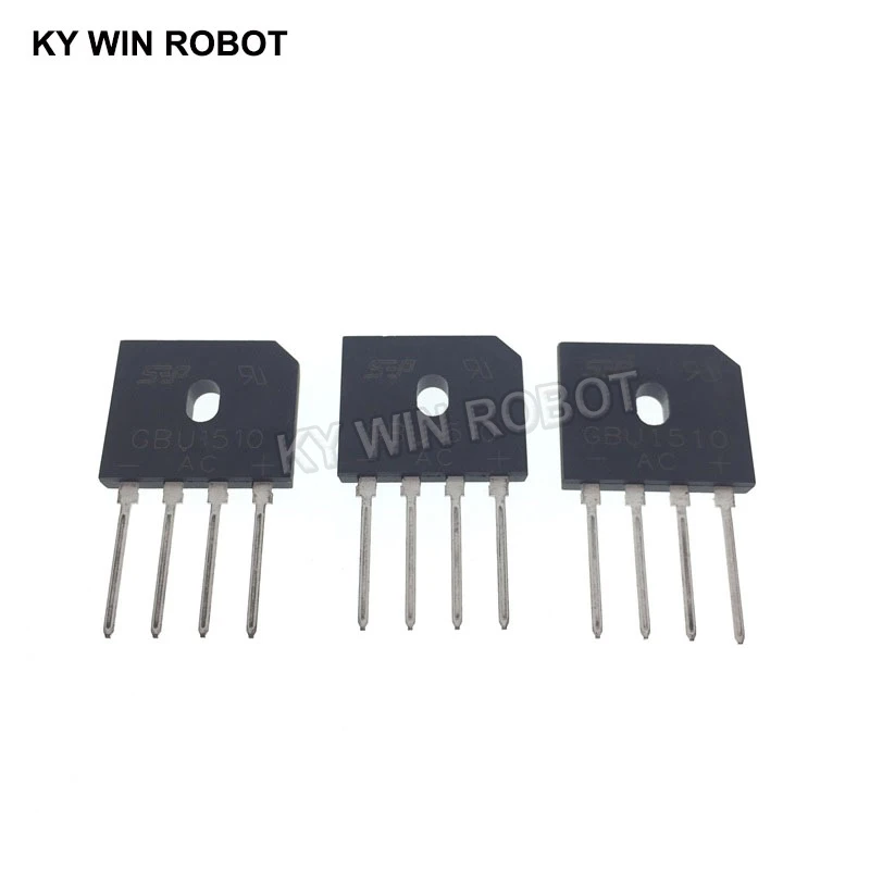 15A 1000V DIP-4 diode bridge rectifier GBU1510 5PCS