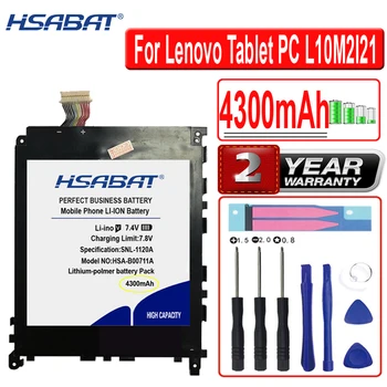

HSABAT 4300mAh L10M2I21 Battery for Lenovo Tablet PC Y1011 21CP5/57/128 Batteries