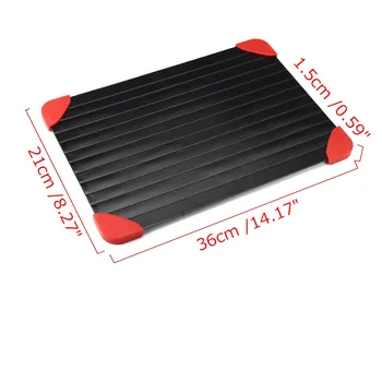 

New Fast Defrosting Meat Tray Chopping Board Rapid Thawing Safety Cutting Tray Board Pad Kitchen Defroster Food Beef Thaw 3 Size