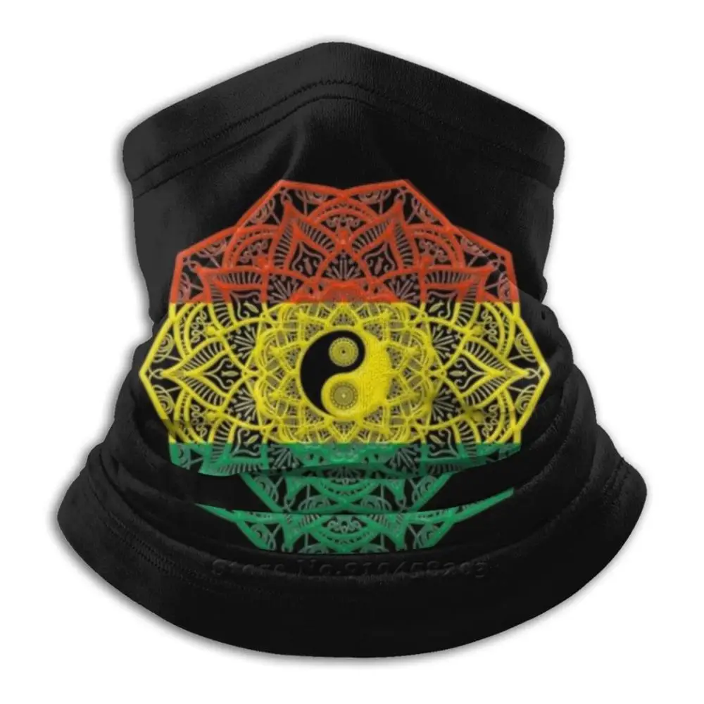 Ying Yang Мандала рисунок Флаг из Боливии-подарок для Боливии бандана шарф-Маска Шея