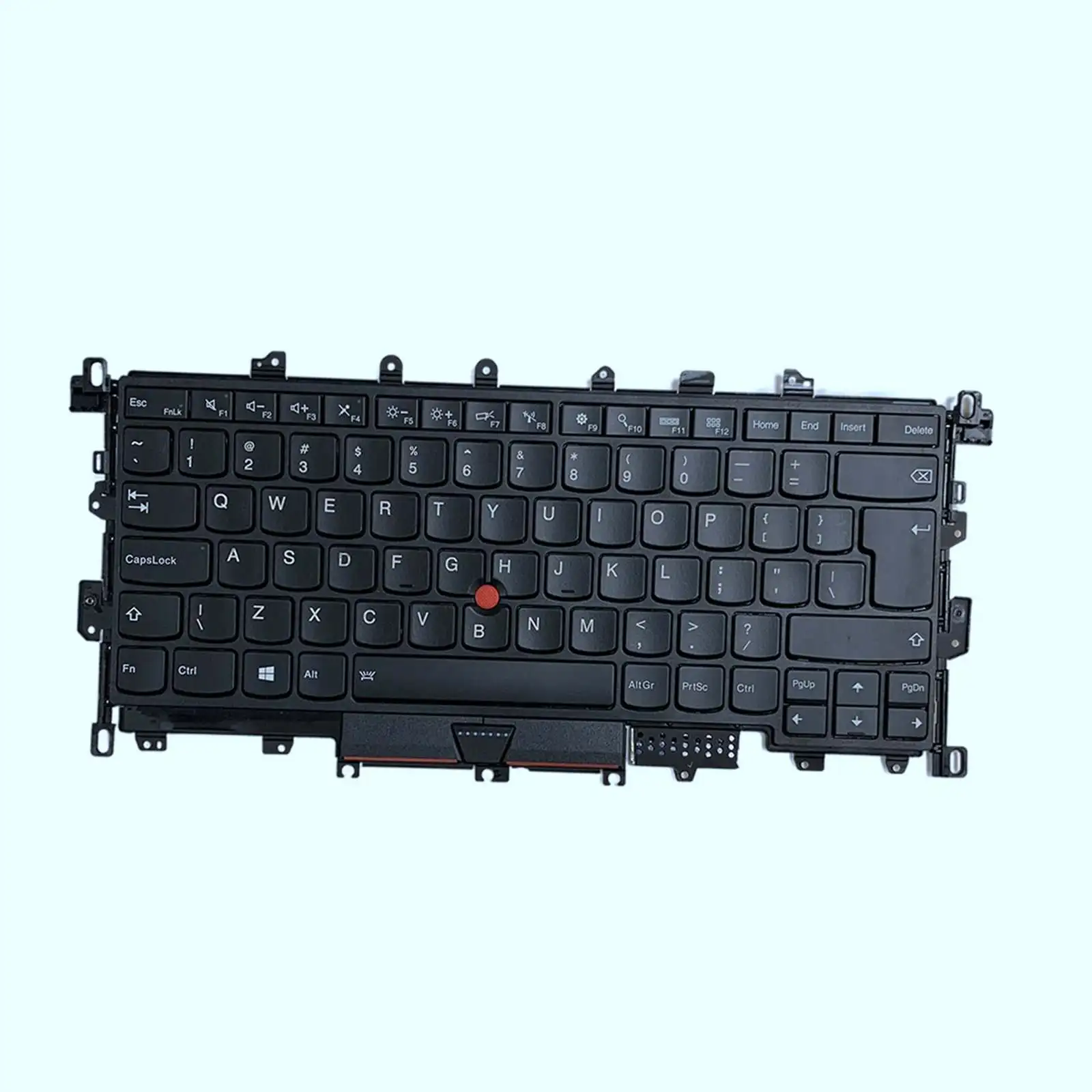 Thinkpad X1C X1 Carbon 4th Gen 2016 Silent 용 블랙 백라이트 UI 키보드