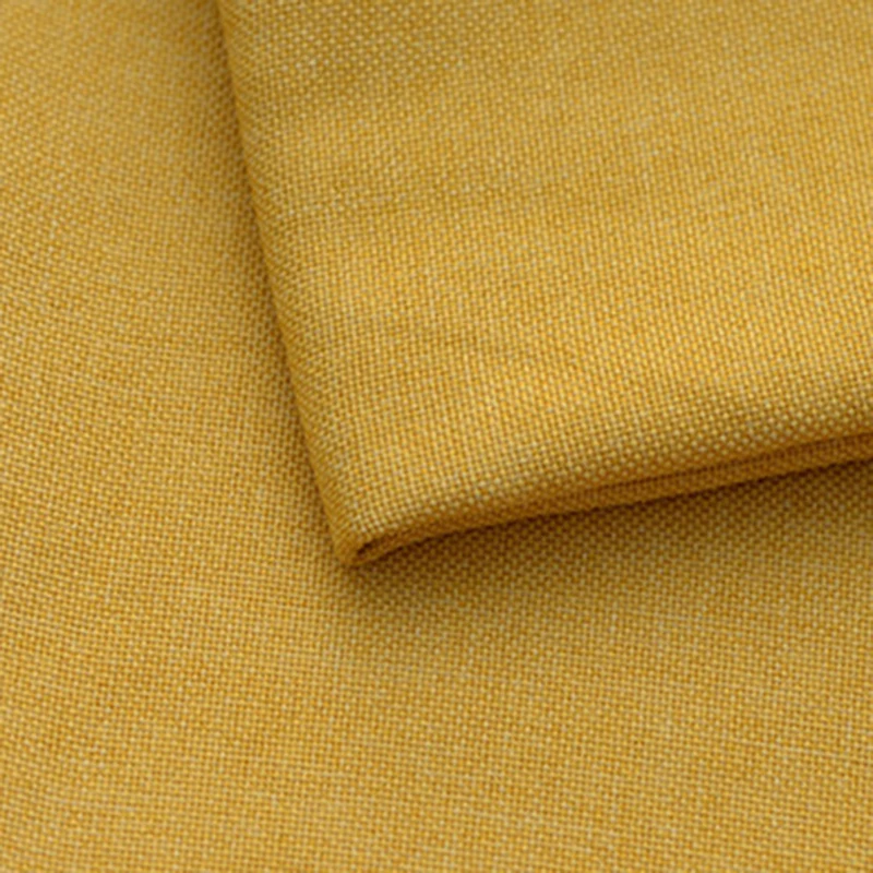 1x1.5m Linen Fabric Cloth DIY Apparel Sewing Fabrics for Patchwork Sofa Cloth Coat Clothes Needlework Handmade Fabric Material - Цвет: Золотой