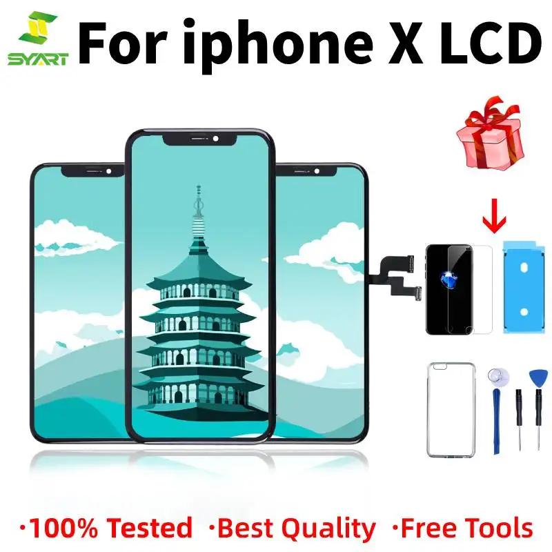 ЖК экран для iPhone X XS 11 дисплей OLED сенсорного экрана с дигитайзером запасные части