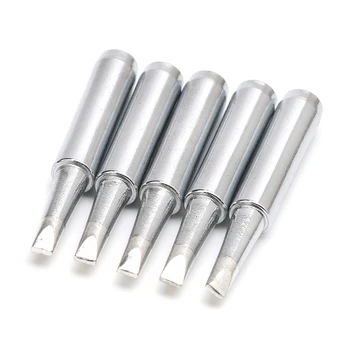 

Drop Ship 5Pcs Iron Tsui 900M-T-3.2D Soldering Solder Iron Tips Replacing 3mm Chisel Width