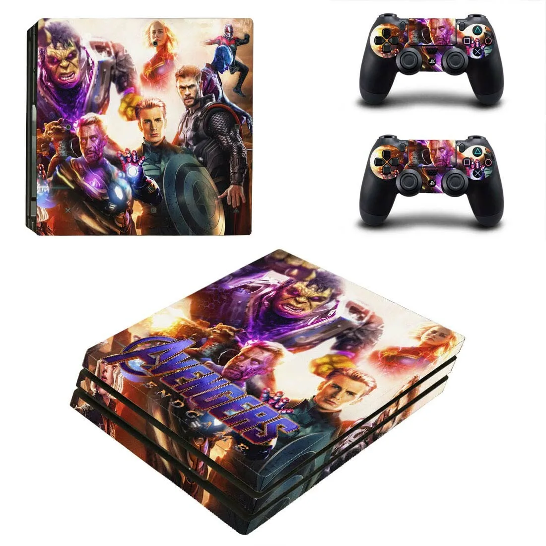 Мстители Endgame PS4 Pro наклейка s Play station 4 Кожа Наклейка Наклейки Обложка для playstation 4 PS4 Pro консоль и контроллер скины