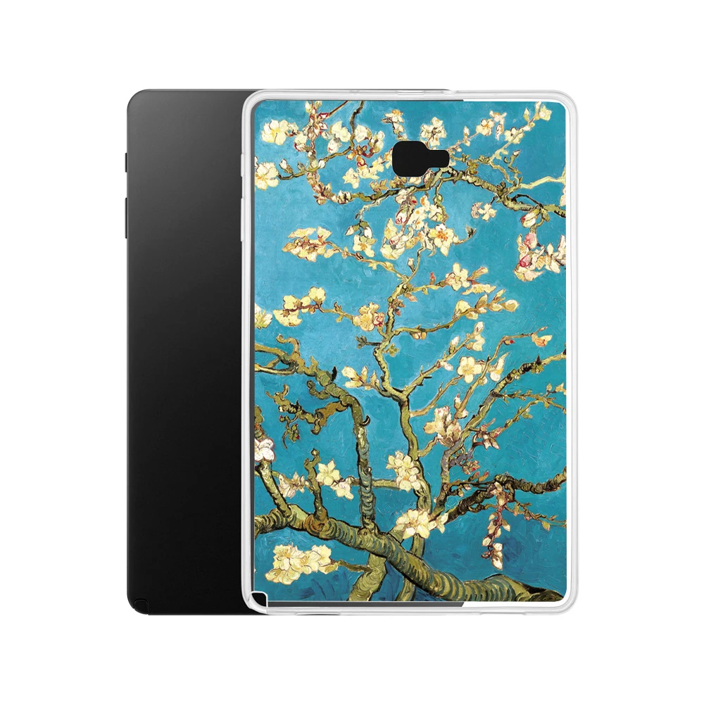 

soft TPU case for Samsung Galaxy Tab A 10.1 SM-P580 SM-P585 10.1-inch (S pen version) painted transparent tablet back cover