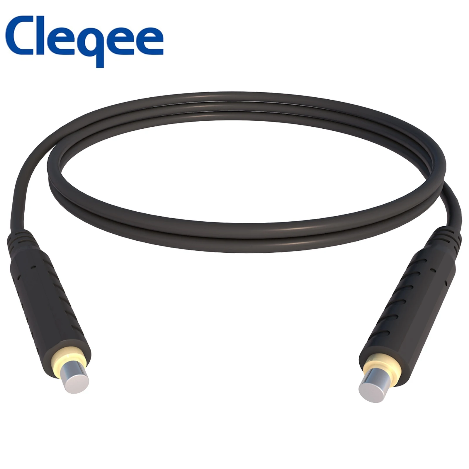 Cleqee 1PC Magnetic Test Leads 30VAC 5A | Low Voltage Jumper Silicone Cable 1M - Black T10005.2 Инструменты
