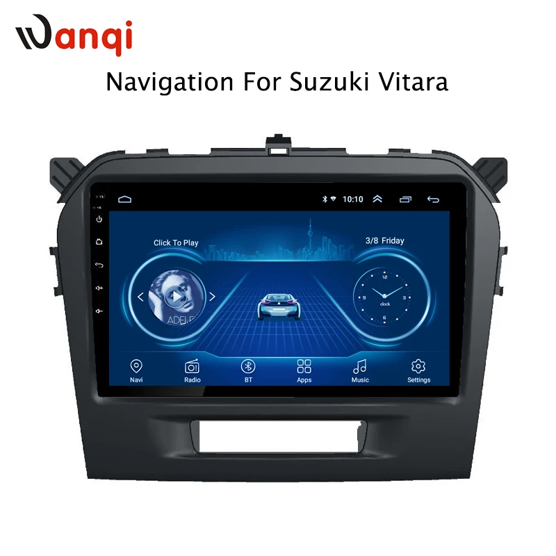 9 дюймовая автомобильная навигация wanqi 8 1 для Suzuki Vitara 2015 2016 поддержка Wi Fi SWC OBD2 TPMS