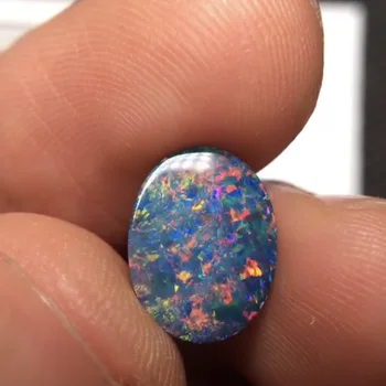 

A306 Australia Origin 2.530ct Genuine Natural Opals Doublet Loose Gemstones Loose Beads for Jewelry Making for Earrings Making