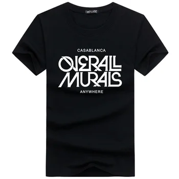 

Summer new women's street letter characters print loose short-sleeved T-shirt 85.16