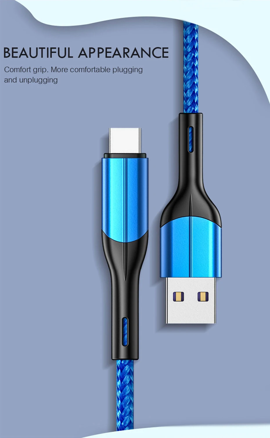 USB C type C кабель для samsung S10 huawei P30 Pro 3A Быстрая зарядка type-C кабель для зарядки мобильного телефона USB C кабель для samsung S9 S8