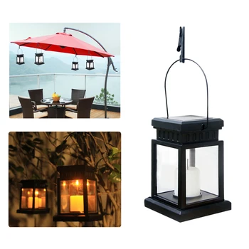 

Lantern Hanging Light Solar Lights Outdoor Garden LED Candle Lamp Waterproof Solar Powered LED Candle Lights