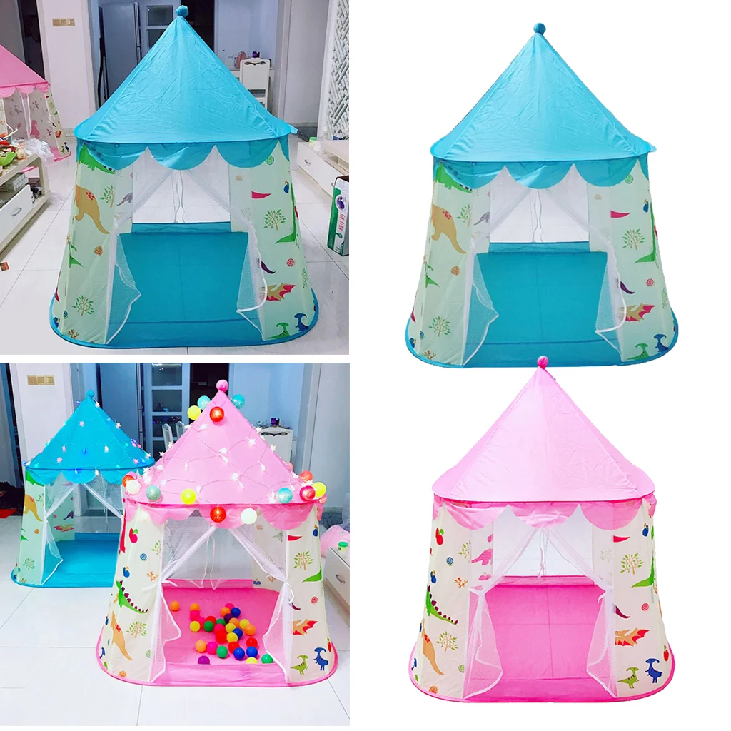 Kids Play Tent Castle Portable Playhouse - Foldable Children Toddlers Play Tent for Girls and Boys Toys Gift - Select Colors