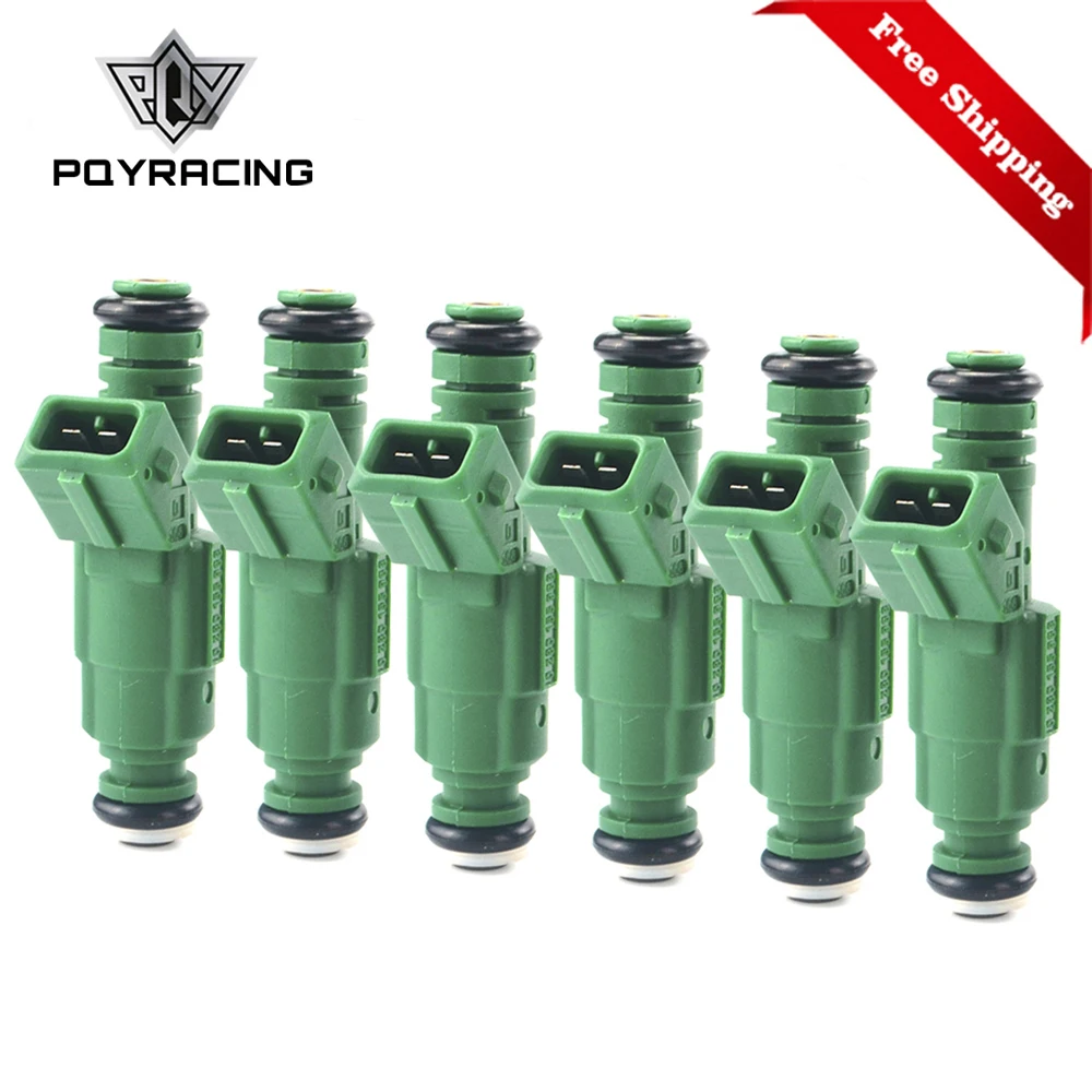 4 5 6 шт высокий поток 0 280 155 968 топливный инжектор s 440cc &quotGreen Colo&quot для Volov Commodore VN Audi S4