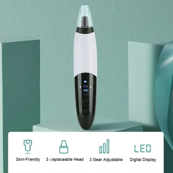

Blackhead Remover Face Deep Nose Cleaner T Zone Pore Acne Pimple Removal Vacuum Suction Facial Diamond Beauty Clean Skin Tool