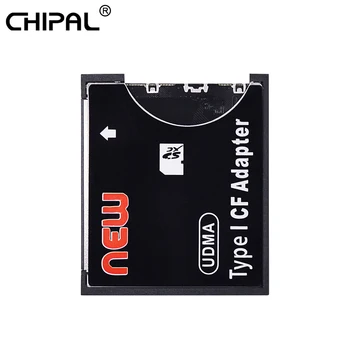 

CHIPAL SD to CF Adapter MicroSD SDXC SDHC to Standard Compact Flash Type I Card Converter Card Reader Support Capacity 8GB-128GB