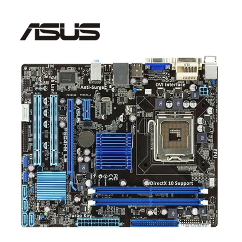 

For Asus P5G41-M LE Desktop Motherboard G41 Socket LGA 775 DDR2 Original Used Mainboard On Sale