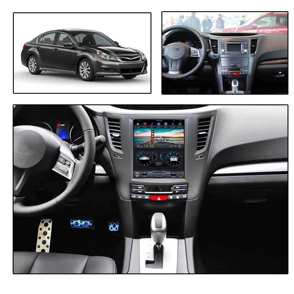 Android 9,0 Tesla стиль 10," вертикальный экран автомобиля gps навигация для Subaru Legacy 2009- головное устройство мультимедиа радио плеер