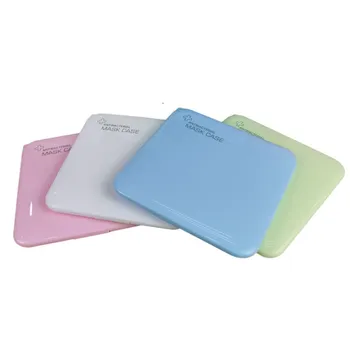 

Portable Plastic Face Mask Box Antibacterial Mask Container Dustproof Desktop Storage Box Mask Case Holder for N95