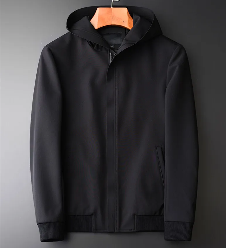 Весенняя и Осенняя мужская одежда, стиль, корейский стиль, трендовый кардиган на молнии, пальто с капюшоном, куртка, настраиваемая