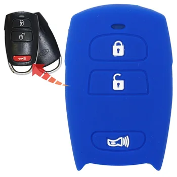 

1pcs 3 Buttons Car Key Case Cover For Kia Sedona EX LX Mini Van 2006 2007 2008 2009 2010 2011 2012 Carnival Royale Borrego