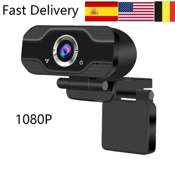 

Spain Fast Delivery 1080P HD Webcam -in Microphone Web Camera USB Pro Stream Camera For Desktop Laptops PC Conference