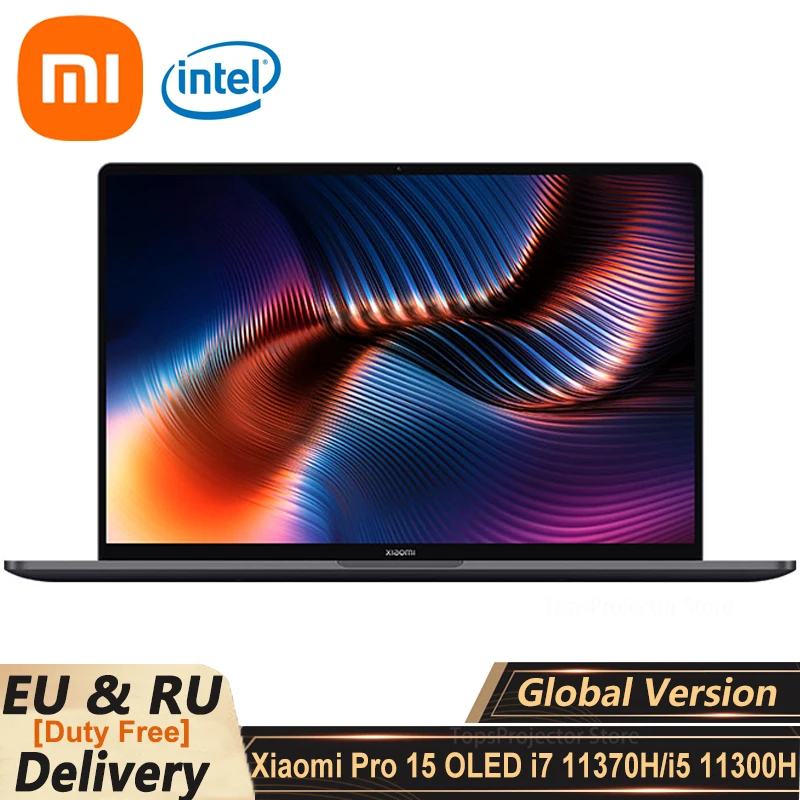 Новинка 2021 года ноутбук Xiaomi Mi Laptop Pro 15 дюймов фотосессия MX450 OLED 3 5 K экран 6 дюйма 100%