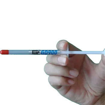 

2 PCS GD900 High Performance Silicone CPU Heatsink Gray, Compound Thermal Grease, Conductive Syringe