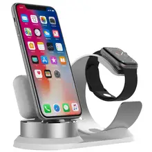 4 в 1 DIY Настольная зарядная док-станция для Apple Watch настольная зарядная станция для телефона для iPhone X/8 P/7/6/SE зарядное устройство для Airpods