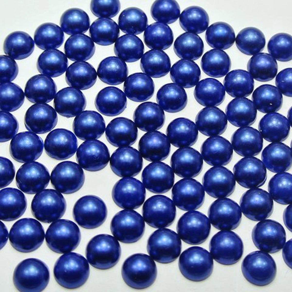 10mm Royal Blue Pearls Beads, Royal Blue Pearls, 10mm Royal Blue