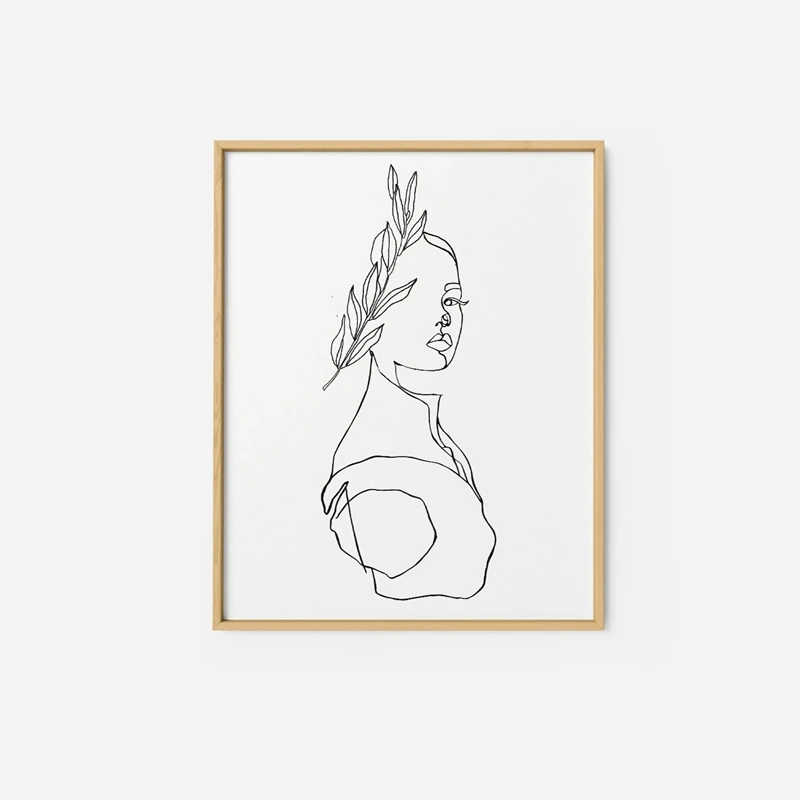 Abstract artwork Statue Bust Greek Style Prints wall art Decoration