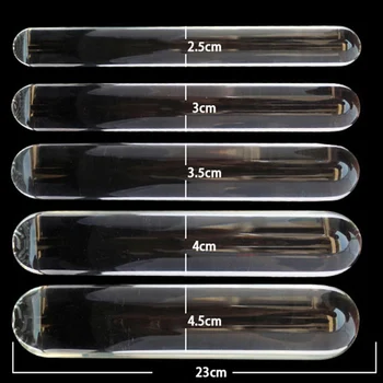 Female Masturbation Huge Faux Crystal Glass Butt Plug Dildo Rod Massage Stick Clitoral Stimulator Adult Sex Toy 6