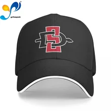 

Unisex Cotton Cap For Women Men San Diego State Fashion Baseball Cap University Adjustable Outdoor Streetwear Hat
