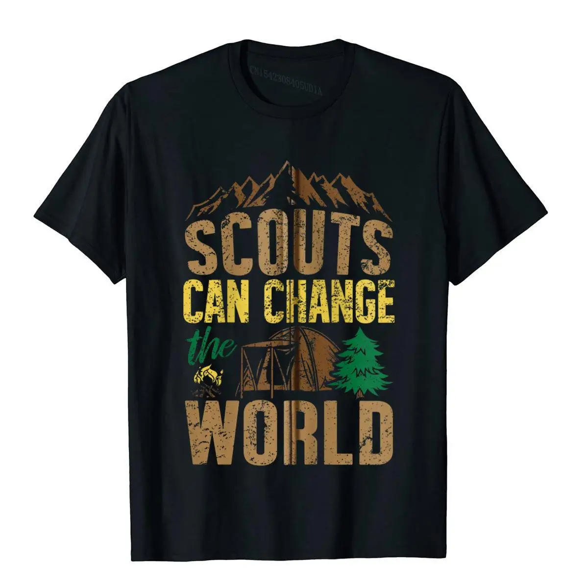 Scouts Can Change The World Den Cubs Troop Leader Boy Gift Zip Hoodie__B12689black