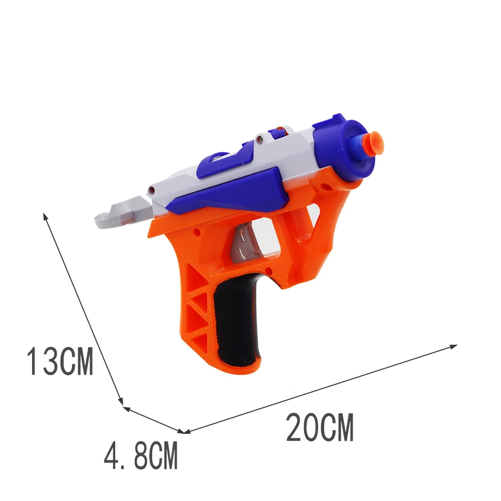 Детский обучающий мягкий пулевой пистолет Модель игрушечный пистолет ручной загрузки мягкие пули, игрушечный пистолет безопасный экологически чистый